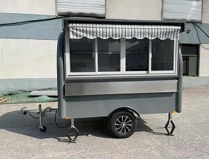 food cart, coffee cart, food trailer, hot dog cart