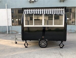 food cart, coffee cart, food trailer, hot dog cart