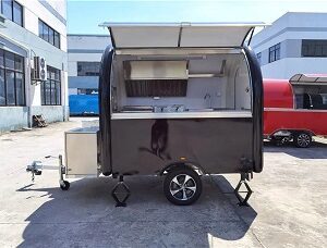 food cart, coffee cart, food trailer, hot dog cart